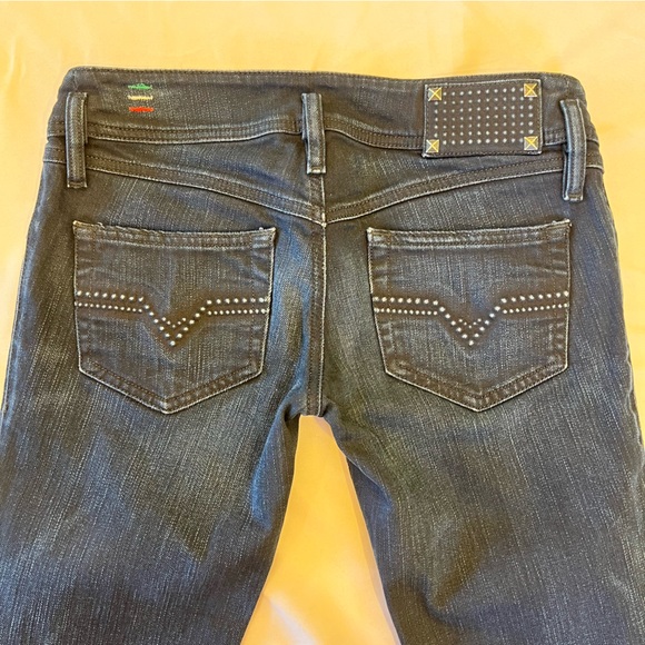 Diesel Denim - Diesel Matic RARE HTF Embossed Stretch Dark Denim Jeans 27 x 34 EUC